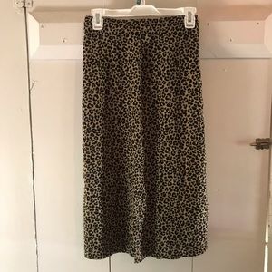 Leopard skirt